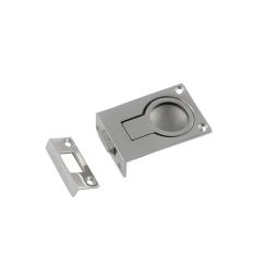 Square lifting handle with strike plate