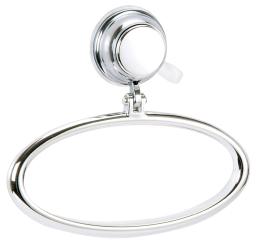 One-touch towel ring